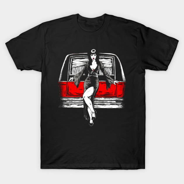 Horror hostess with the mostess T-Shirt by JonathanGrimmArt